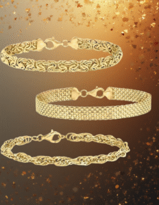 EandChic 3link Gold Bracelet