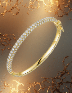 EandChic Eternity Gold Bangle