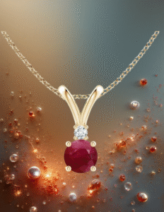EandChic Ruby Pendant