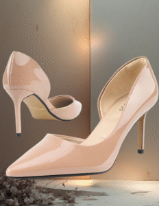 EandChic Nude Pump