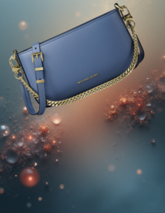 EandChic MK Blue Handbag