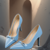 EandChic Blue Stilettos