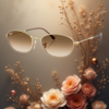 EandChic Rayban Beige Sunglasses