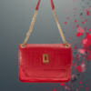 EandChic Bright Red KL Handbag