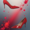 EandChic Bright Red Stilettos Shoes