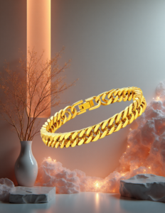 EandChic Chain Gold Plated Bracelet