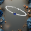 EandChic Diamond Sapphire Bracelet