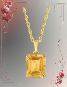 EandChic Citrine Necklace