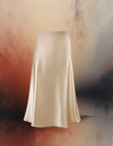 EandChic FrizzyWine Skirt