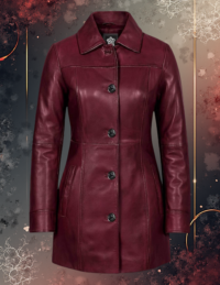 EandChic Maroon Jacket