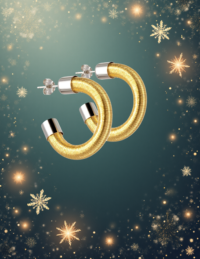 EandChic Gold Hoop Earrings