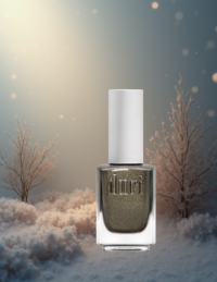 EandChic Grey Metallic Nail Polish