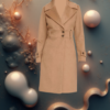 EandChic Kenneth Cole Beige Trench Coat