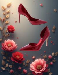 EandChic Nine West Red Stilettos