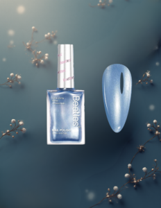 EandChic Pearl Blue Nail Polish