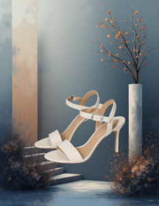 EandChic Ralph Lauren White Sandals