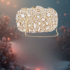 EandChic Rhinestones Clutch