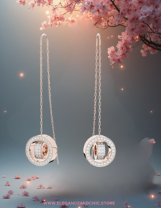 EandChic Rose Gold Hollow Earrings2