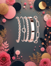 EandChic Rose Puff Sleeves