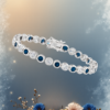 EandChic Sapphire Gemstone Bracelet