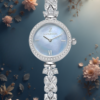 EandChic Silver Blue Dial Watch