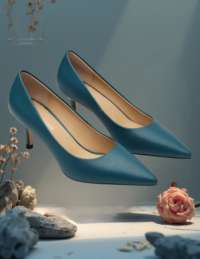 EandChic Teal Stilettos