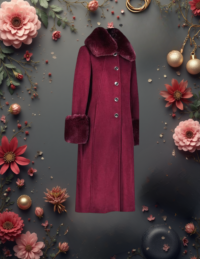 EandChic Vince Camuto Wool Trench Coat