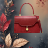 EandChic Vintage Red Small Handbag