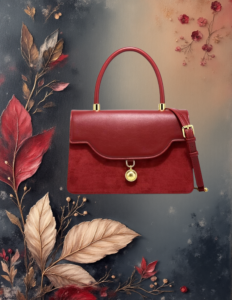 EandChic Vintage Red Small Handbag