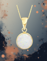 EandChic White Gold Necklace