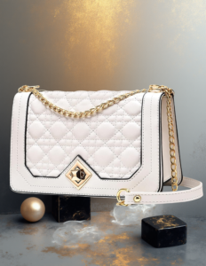 EandChic White Handbag