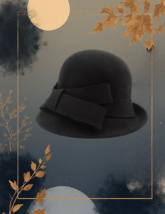 EandChic Winter Black Fedoras Hat