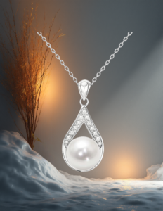 EandChic White Pearl Necklace