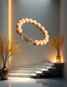 EandChic Yellow Pearl Bracelet
