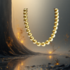 EandChic Yellow Pearl Necklace