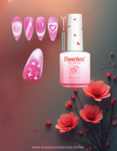 EandChic Beetles Pink Nail Polish