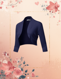 EandChic Blue Bolero Cardigan