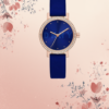EandChic DKNY Rose Gold Blue Watch