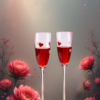EandChic Duo Champagne Flutes