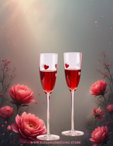 EandChic Duo Champagne Flutes