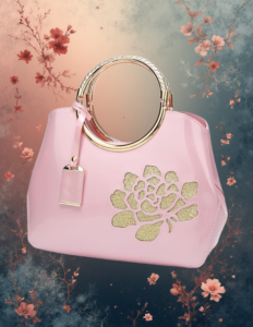 EandChic Floral Pink Purse