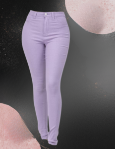 EandChic Lilac Jeans