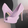 EandChic Lilac Platform Stiletto Pumps