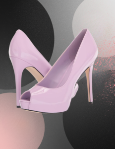 EandChic Lilac Platform Stiletto Pumps