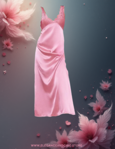 EandChic Long Satin Sleepwear