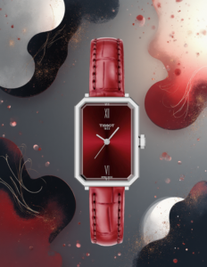 EandChic Tissot Red Dial Watch
